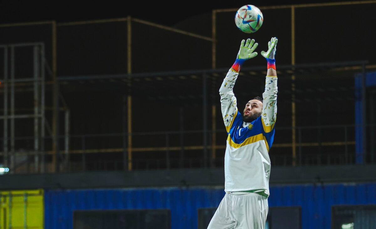 David Ospina regresó este viernes a entrenamientos con Al Nassr.