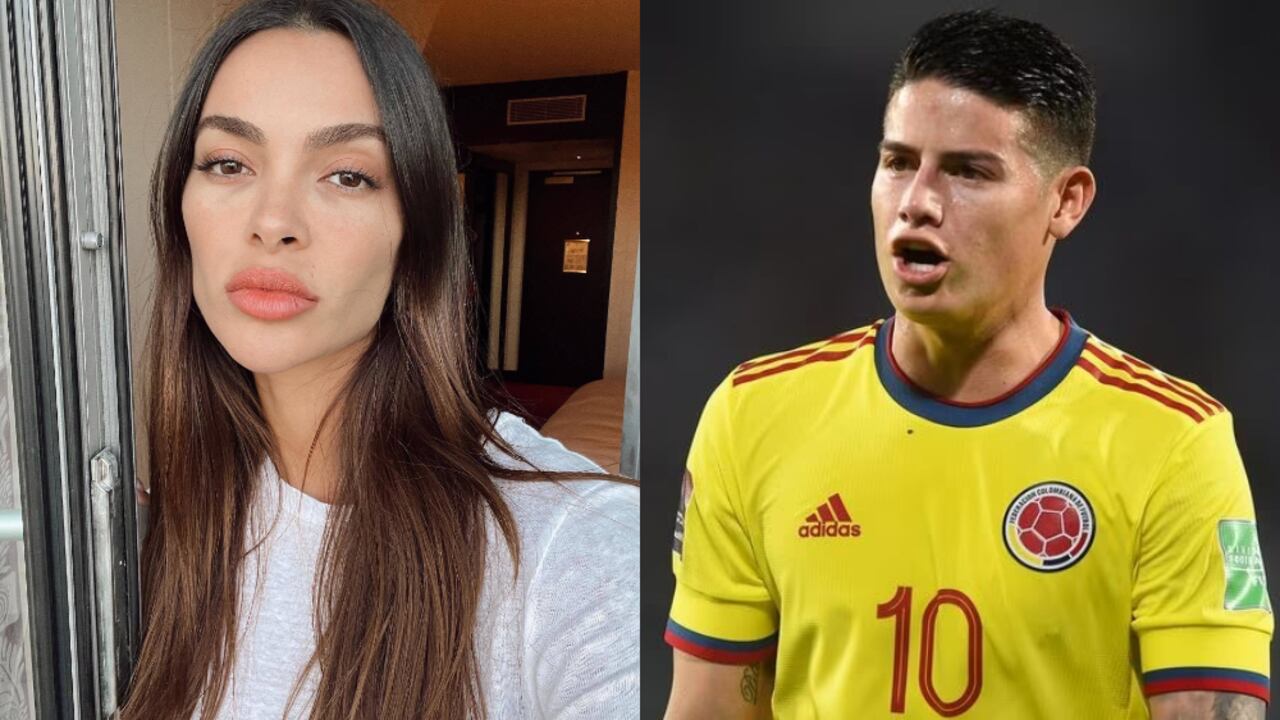 Joana Sanz y James Rodríguez se encontraron recientemente. Foto izquierda: Instagram @joanasanz.