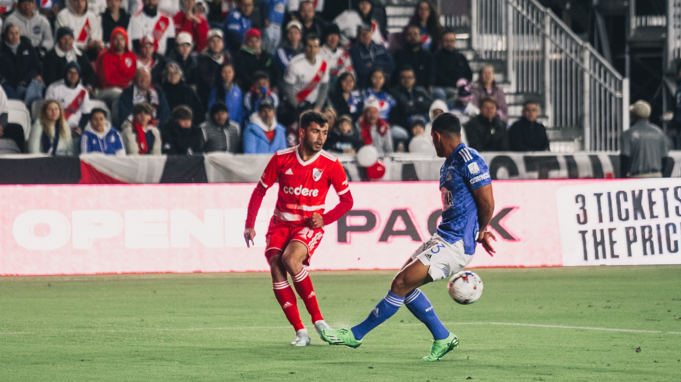 River vs Millonarios. Amistoso internacional en Estados Unidos.