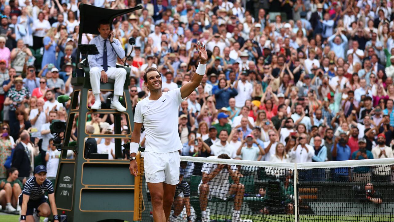El español Rafael Nadal enfrentará a Nick Kyrgios en la siguiente ronda de Wimbledon
