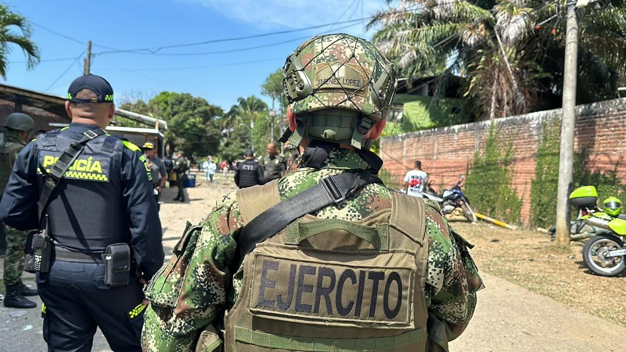 El sargento viceprimero Elver Yesid Pérez Pardo, era uno de los comandantes de los soldados en la operación. Foto Especial para El País.