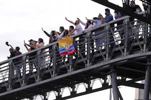 MInga indígena en Bogotá