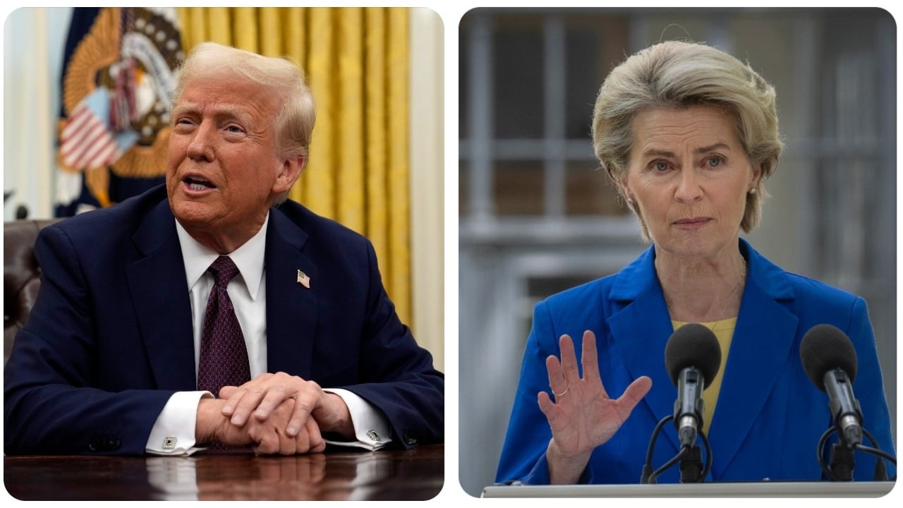 Donald Trump y Ursula von der Leyen