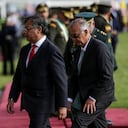 El presidente Gustavo Petro y el ministro de Defensa, Iván Velásquez.