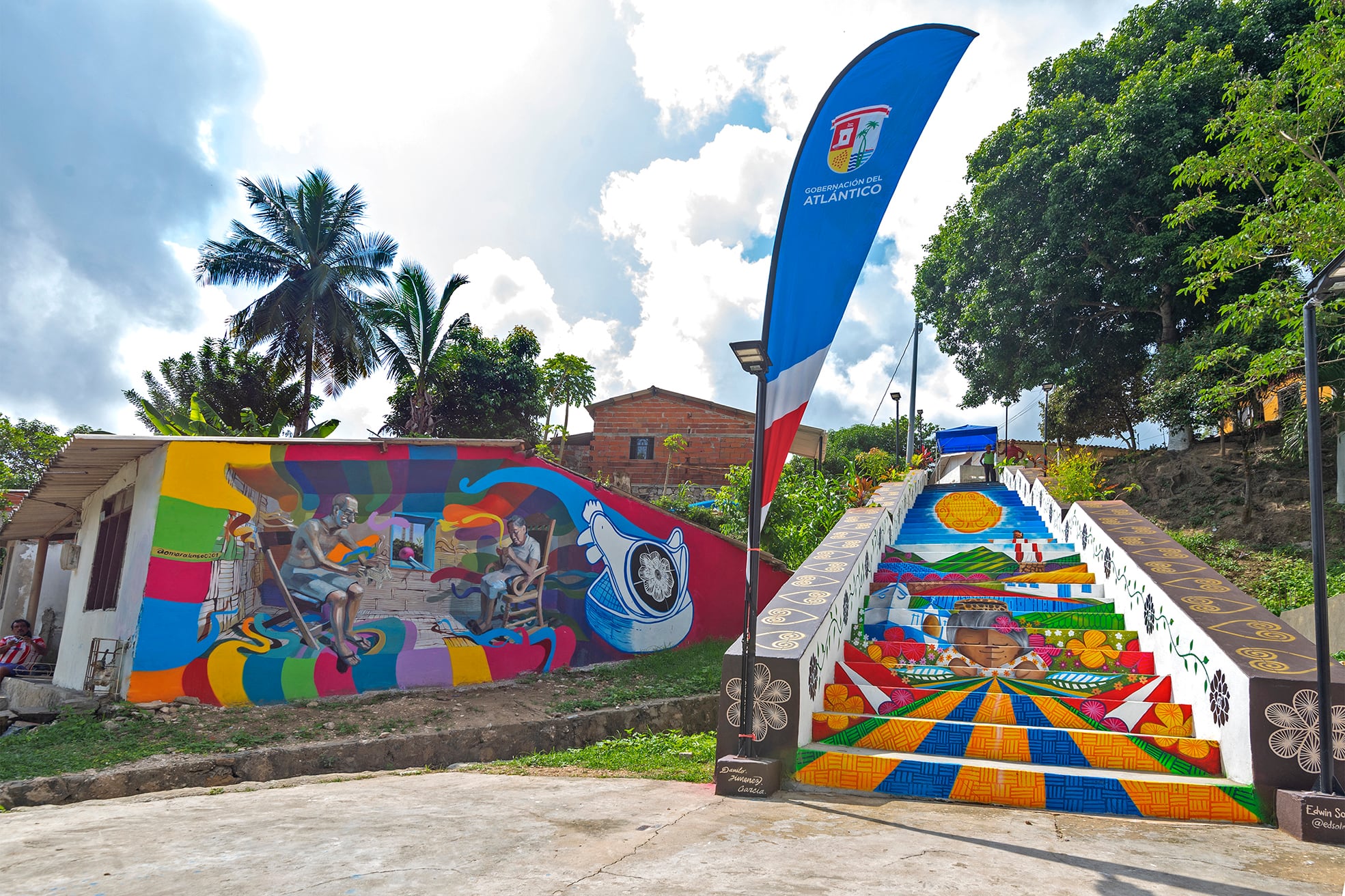 La Gobernación del Atlántico y varias empresas privadas se unieron para embellecer a Usiacurí y ofrecer más oportunidades laborales.