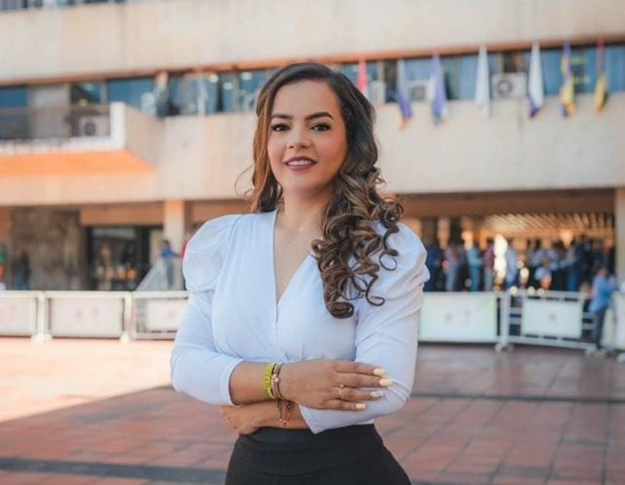 La representante a la Cámara Luz Pastrana.