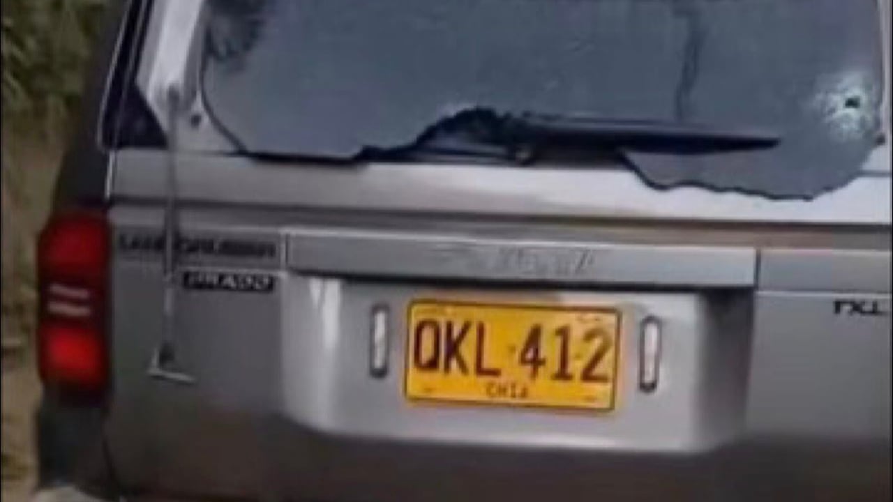Vehículos de la policía atacados en Norte de Santander.