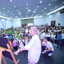 Dilian Francisca Toro, candidata a la Gobernación del Valle, presidió la ceremonia.
