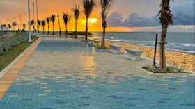 El Malecón del Mar, en Cartagena de Indias (Colombia)