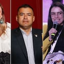 Representantes de la Alianza Verde Katherine Miranda, Jaime Raúl Salamanca y Martha Alfonso.