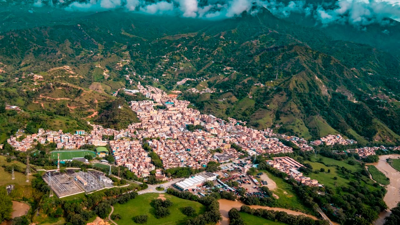 Panorámica de Barbosa, Antioquia