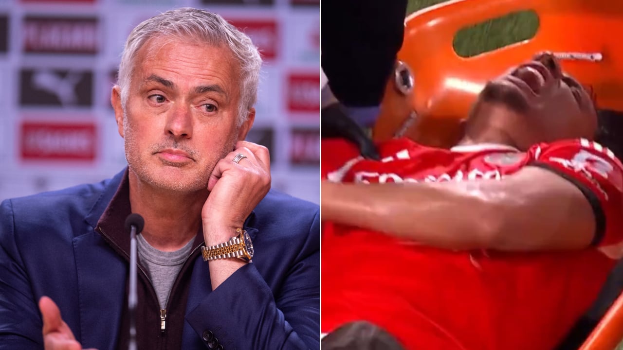 José Mourinho actualizó la situación física de Richard Ríos.
