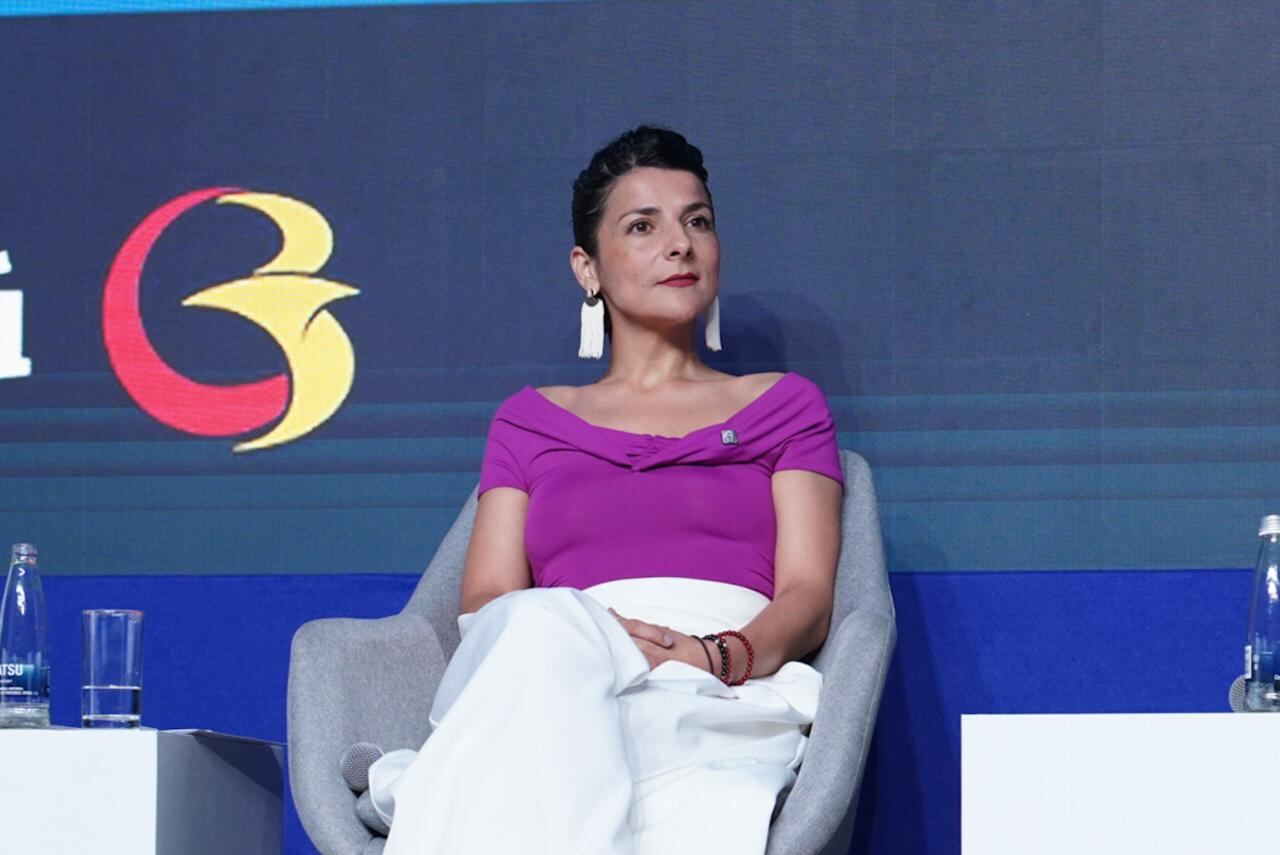 Irene Vélez, directora de la Anla, en la Convención Bancaria