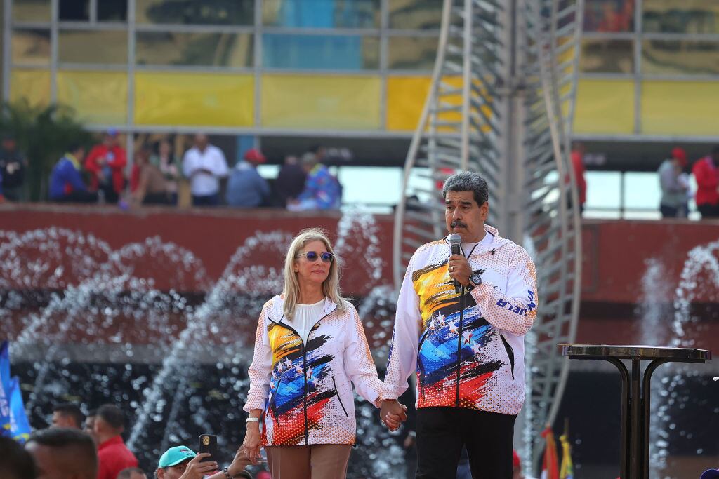 Caracas, Venezuela - 25 de marzo: Presidente de Venezuela Nicolás Maduro oficializa candidatura.