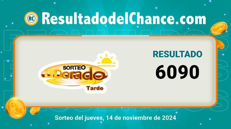 Resultados del sorteo 7250 de la Lotería El Dorado Tarde.