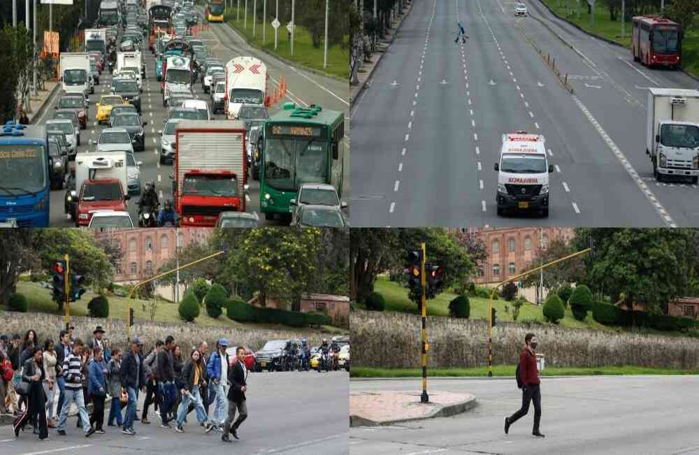 El confinamiento de los capitalinos por la crisis sanitaria por coronavirus comenzó con el simulacro de aislamiento obligatorio decretado por la alcaldesa de Bogotá, Claudia López, el pasado 21 de marzo. Guillermo Torres Reina-SEMANA