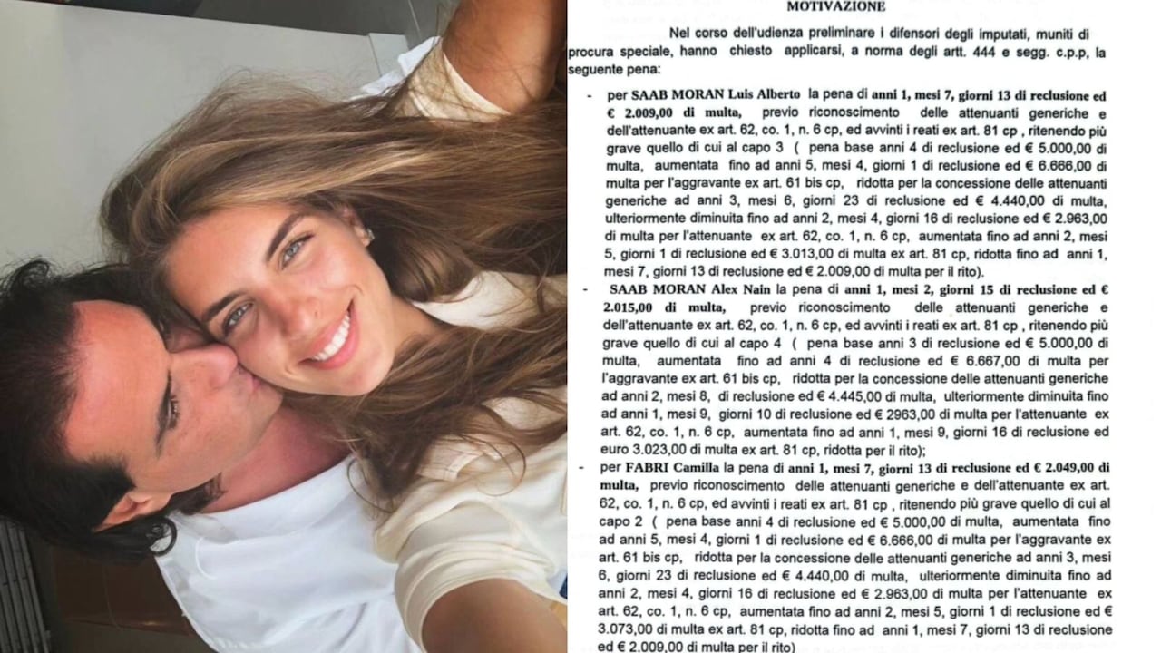 Alex Saab y Camilla Fabri culpables según Justicia italiana