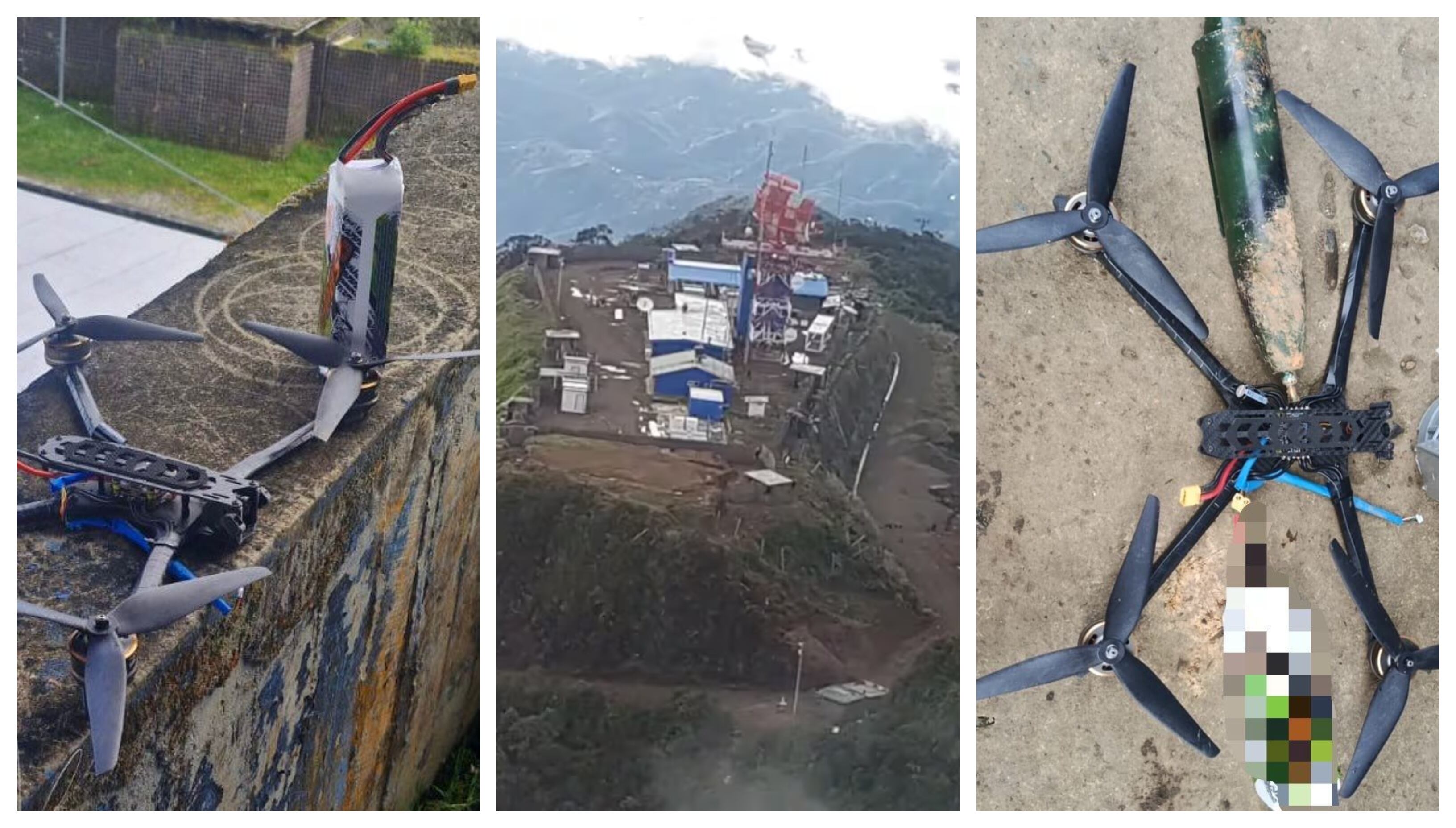 Drones impactaron radar de la Aerocivil en El Tambo, Cauca.