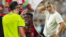 Breel Embolo se fue expulsado tras engañar en Argentina vs. Suiza. Su DT habló de dicha decisión