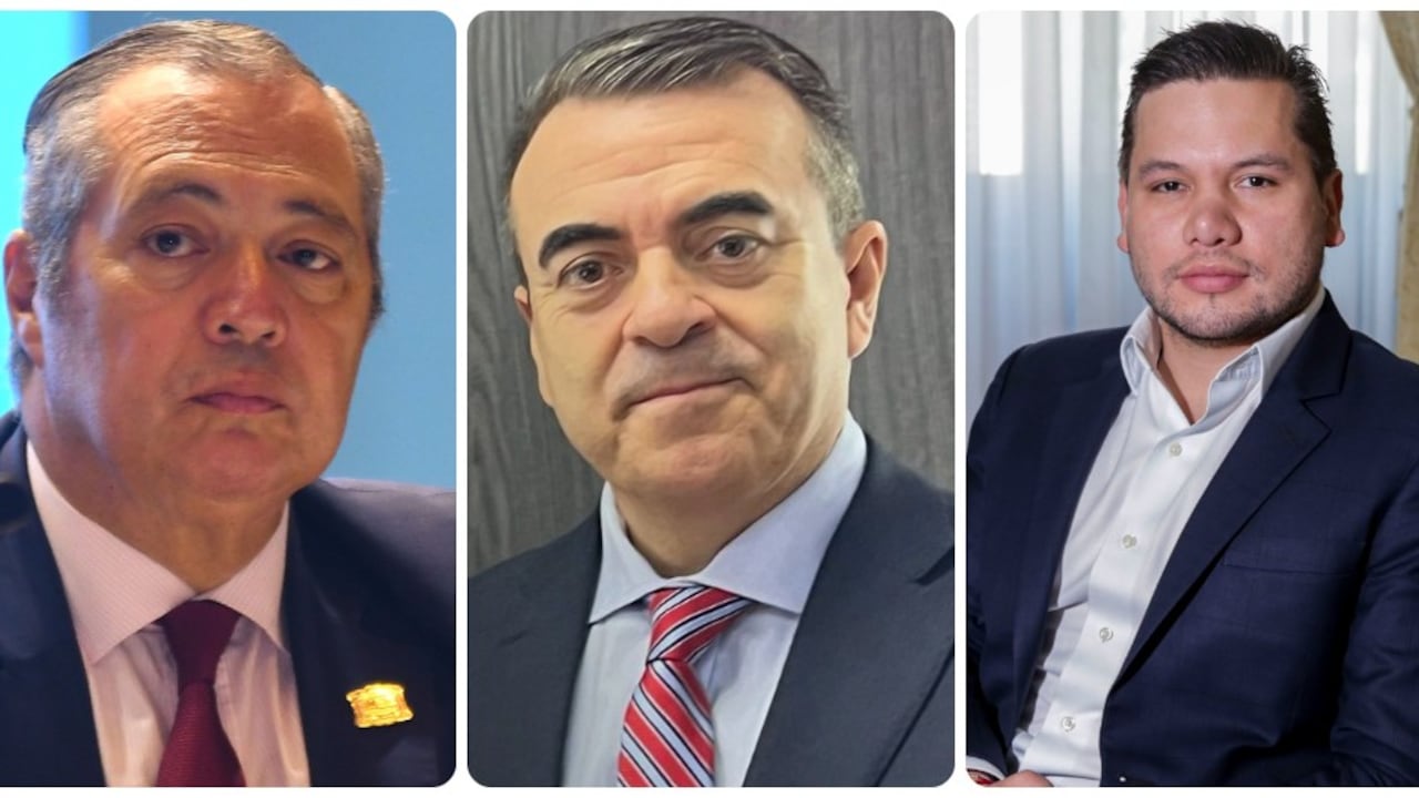 Iván Name, Olmedo López y Andrés Calle.