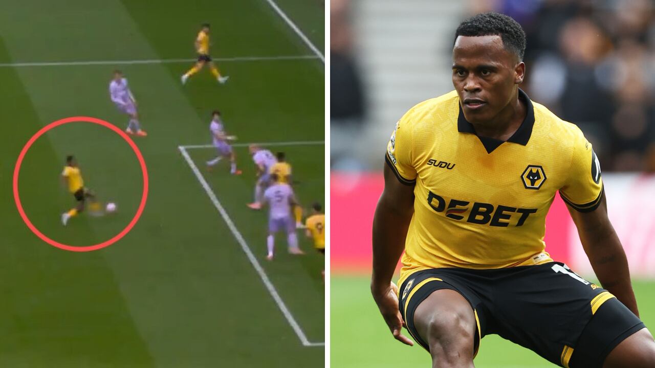 Fallo de Jhon Arias en el partido de Wolves vs. Brighton se volvió viral.