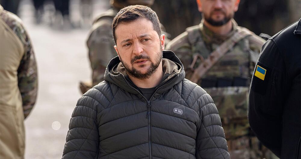 Zelenski propuso ponerle fin al conflicto bélico de Ucrania con Rusia.