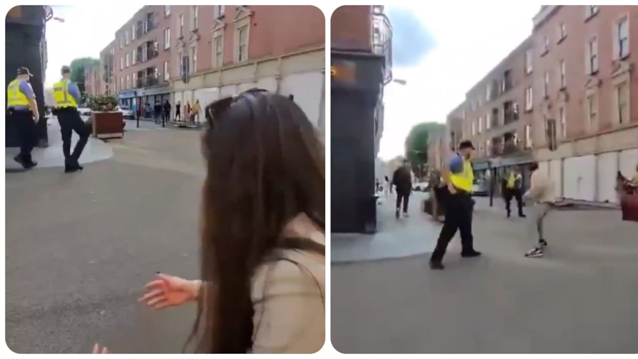 El momento del ataque ocurrió en plena calle de la capital irlandesa