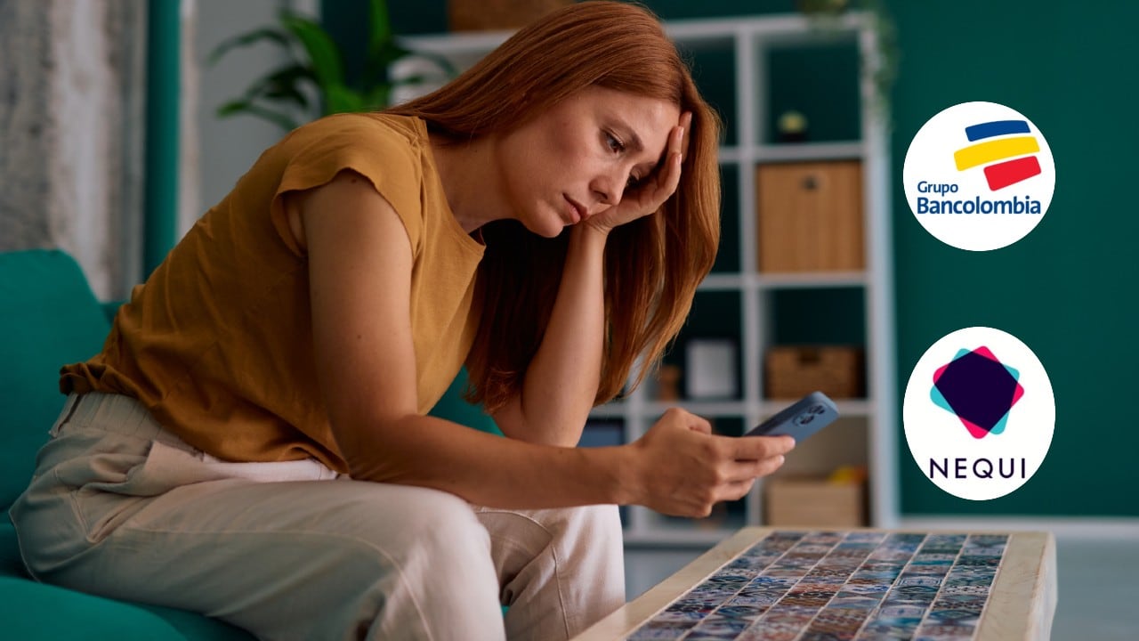 Nuevamente, este viernes 24 de octubre, Bancolombia y Nequi presentan fallas en sus servicios.