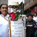 BOGOTA, COLOMBIA - NOVEMBER 21: Gustavo Bolivar, left-wing senator of the green party, protests during a national strike against the government of President of Colombia Ivan Duque on November 21, 2019 in Bogota, Colombia. Union workers are protesting against recent labour reform that changed pension funds along with LGBT representatives which claim they've been losing rights, Afro communities that were left out of the last national census, students demanding a bigger budget for education and indigenous communities denouncing murders. (Photo by Ovidio Gonzalez/Getty Images)