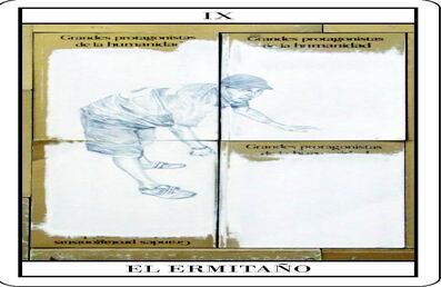 EL ERMITAÑO - Alex Rodríguez "Entiendo El Ermitaño como la representación de un personaje de impecable mística y una prudente sabiduría -desde esta premisa de sabiduría decido trabajar con Morris (o Diego)- quien es un personaje que puede poner en tela de juicio asuntos relacionados a la idea de aprendizaje, la buena moral y demás conceptos con los que aparentemente un ser social y con condiciones para triunfar en la vida debería de conservar y reelaborar durante su trayecto por el mundo." 