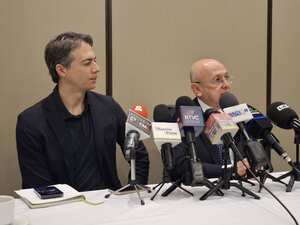 Daniel Quintero y Eduardo Montealegre.