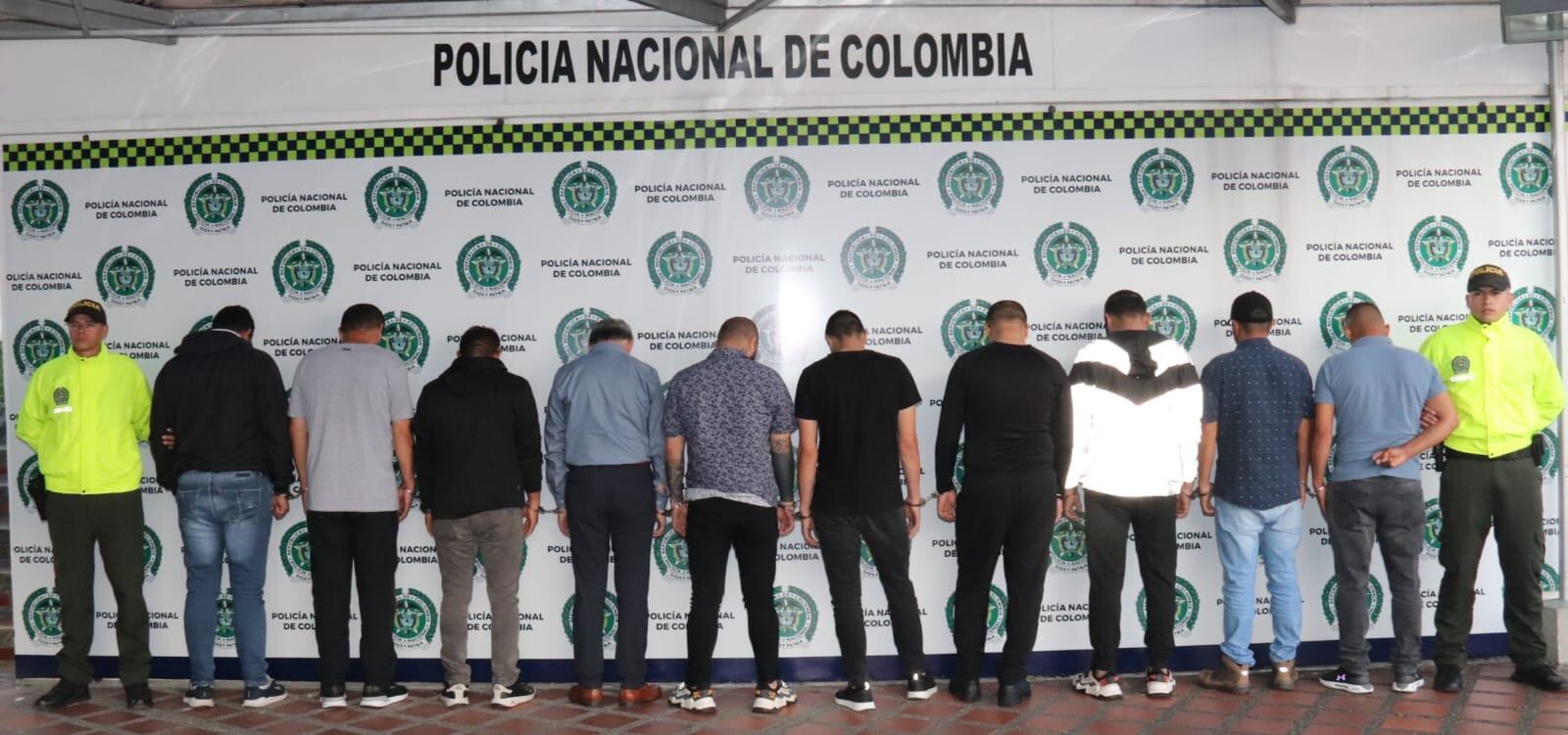 Los 11 capturados por defraudar el Soat en el Eje Cafetero.