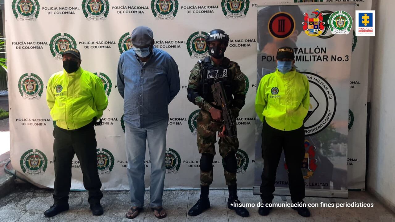 Carlos Eduardo Cuero, pastor de La Puerta Estrecha capturado por abuso sexual en Cali.