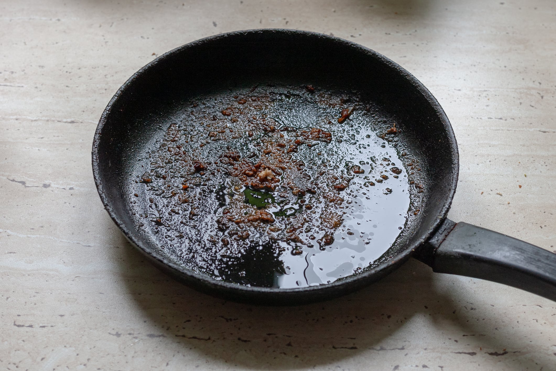 aceite quemado