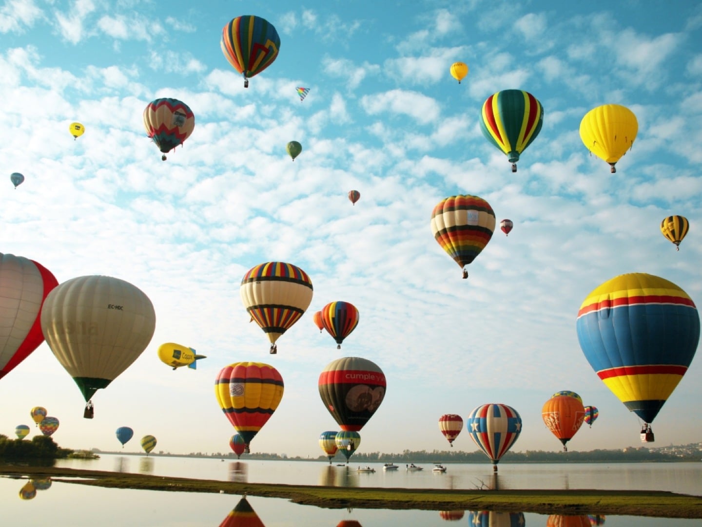 Festival internacional del globo en Guanajuato, México