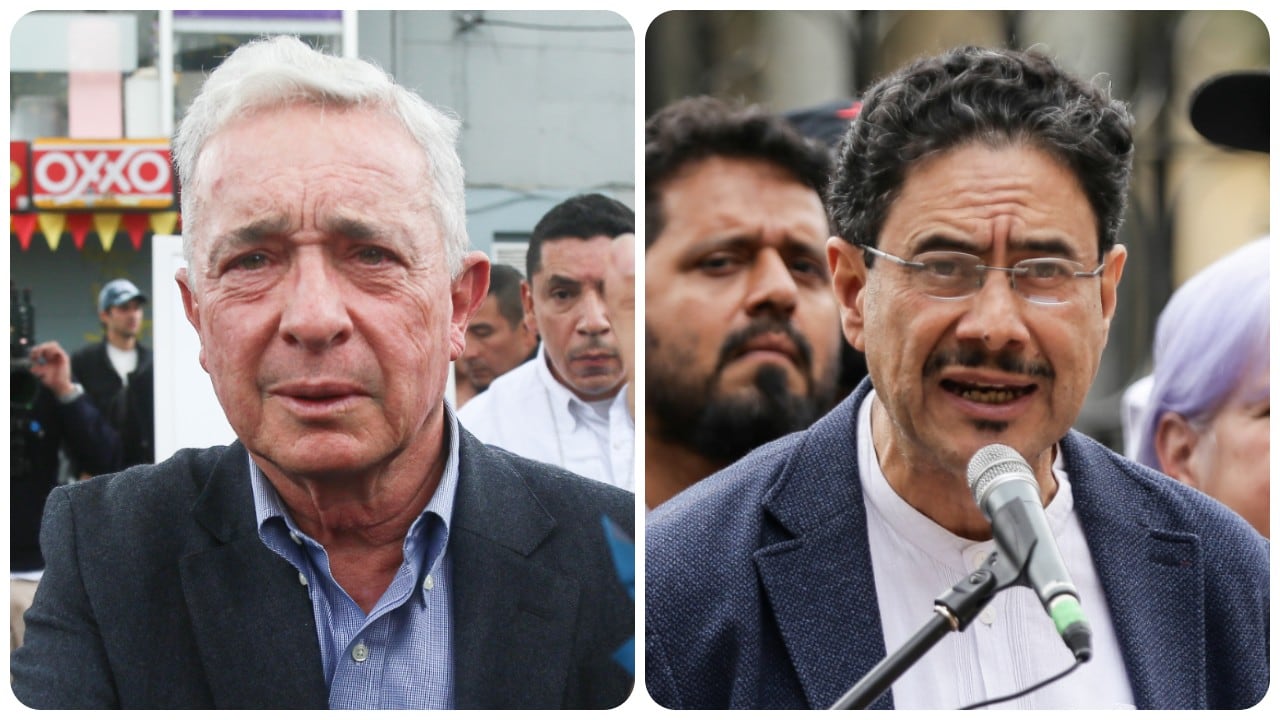 Álvaro Uribe e Iván Cepeda.