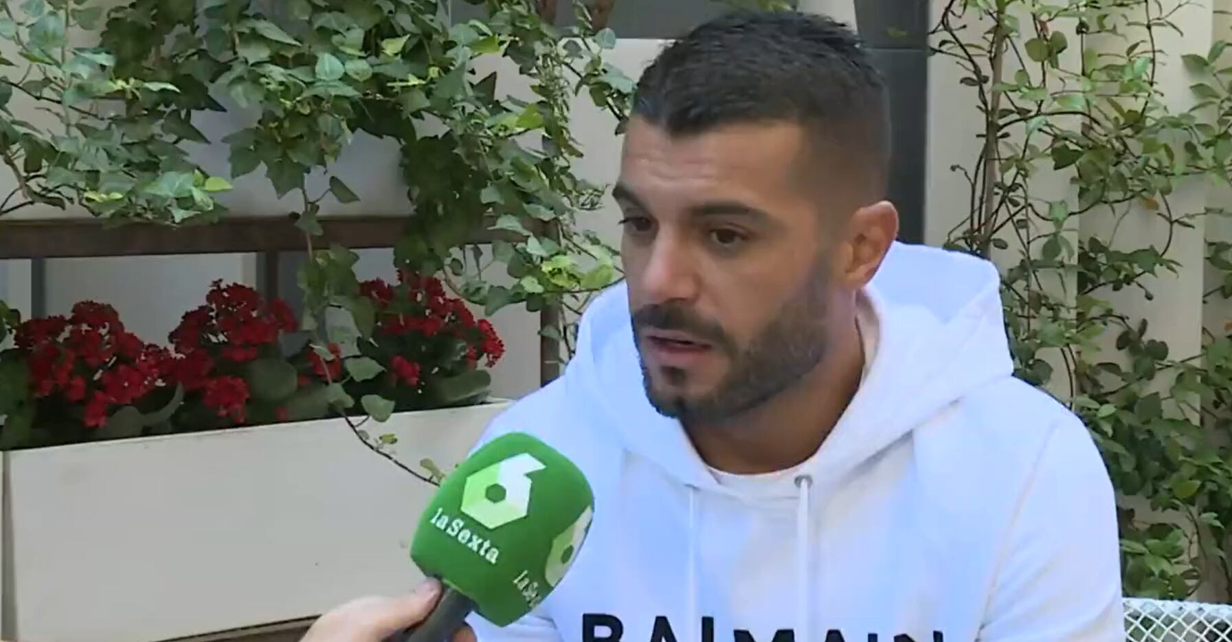 Iago Falque en entrevista con El Chiringuito de Jugones