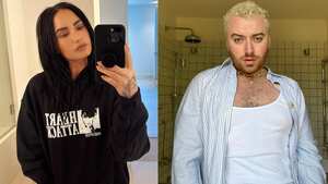 Les cantantes son un referente mundial del género no binario. Fotos: Instagram @ddlovato - @samsmith.