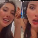 Aida Victoria Merlano contó que "un fantasma" le abrió la ducha cuando se iba a tomar una foto.