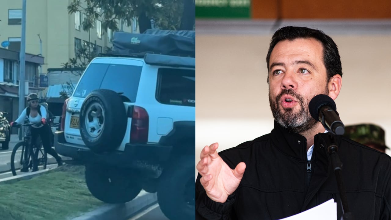 La Secretaría de Movilidad identificó al conductor de la camioneta que invadió un separador y una ciclorruta para evitar el tráfico en Bogotá.