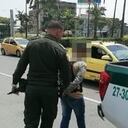 El conductor fue capturado por agentes de la Policía.