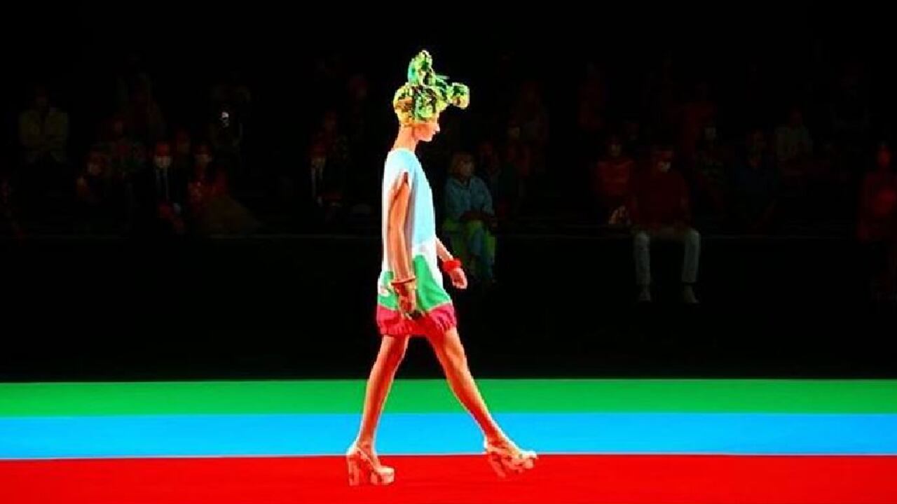 Ágatha Ruiz de la Prada, desfile Mercedes-Benz Fashion Week Madrid.