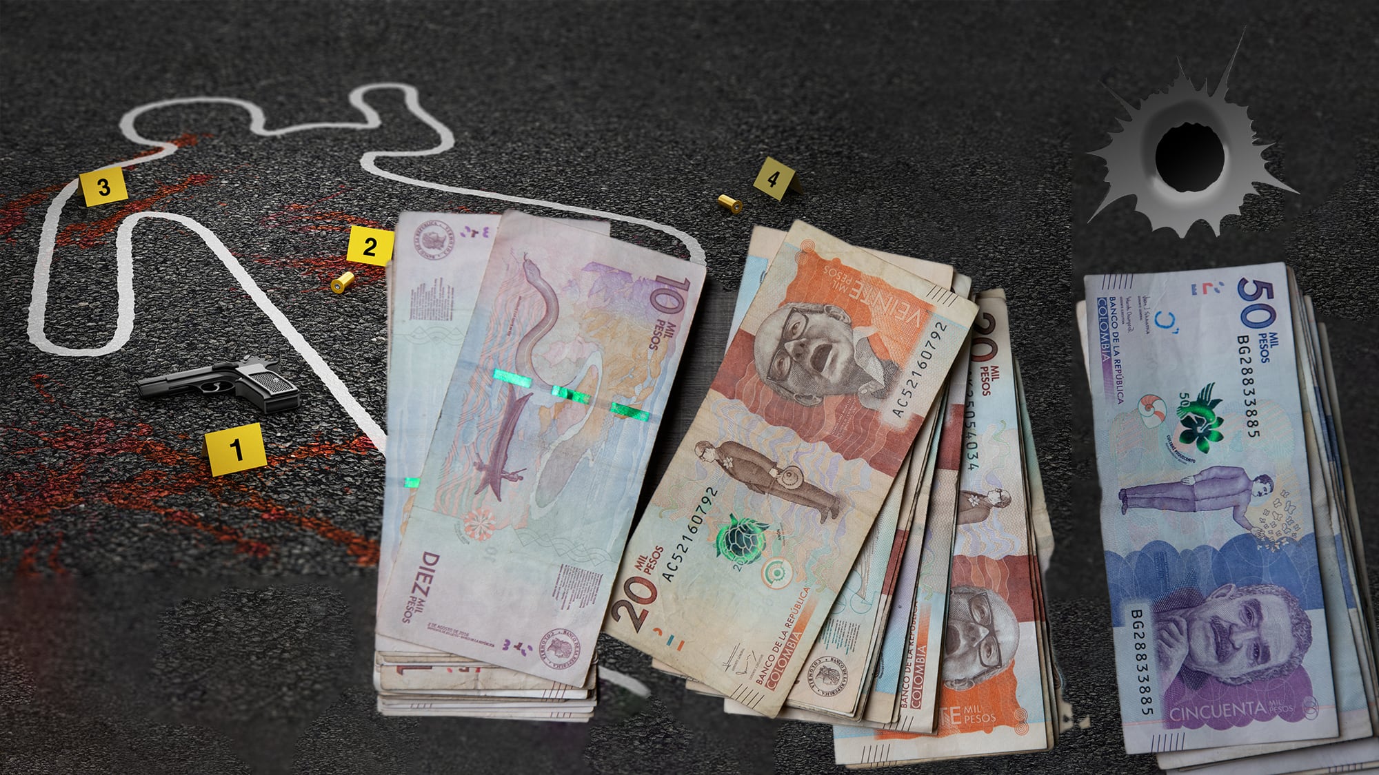 Fajos de dinero, disparos y homicidios  gota a gota en Barranquilla