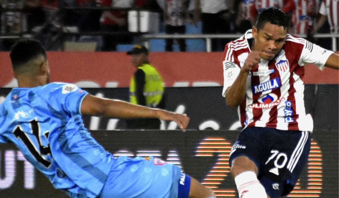 Carlos Bacca perdió varias oportunidades ante Unión.
