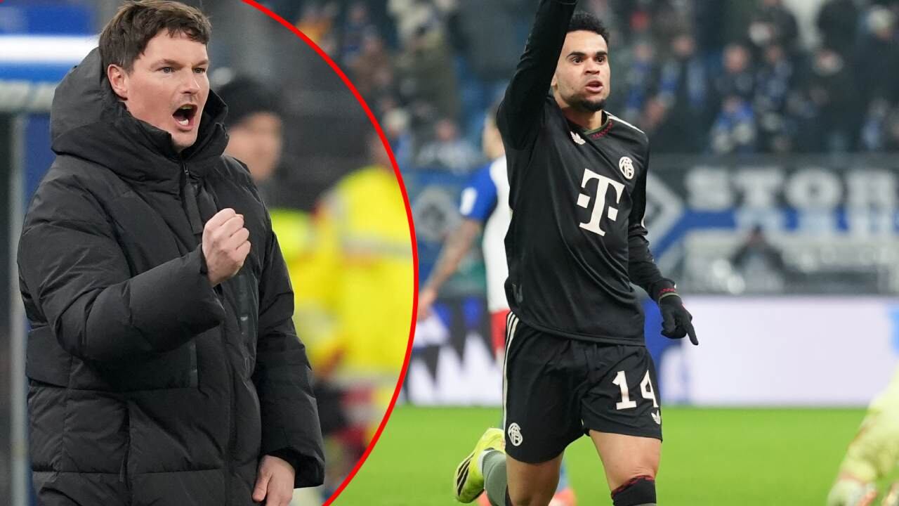 Merlin Polzin y Luis Díaz.