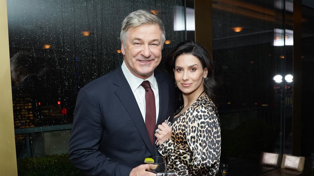 NEW YORK, NEW YORK - MARCH 03: Hilaria Baldwin and Alec Baldwin attend Guild Hall Academy Of The Arts Achievement Awards 2020 at the Rainbow Room on March 03, 2020 in New York City. (Photo by Sean Zanni/Patrick McMullan via Getty Images)