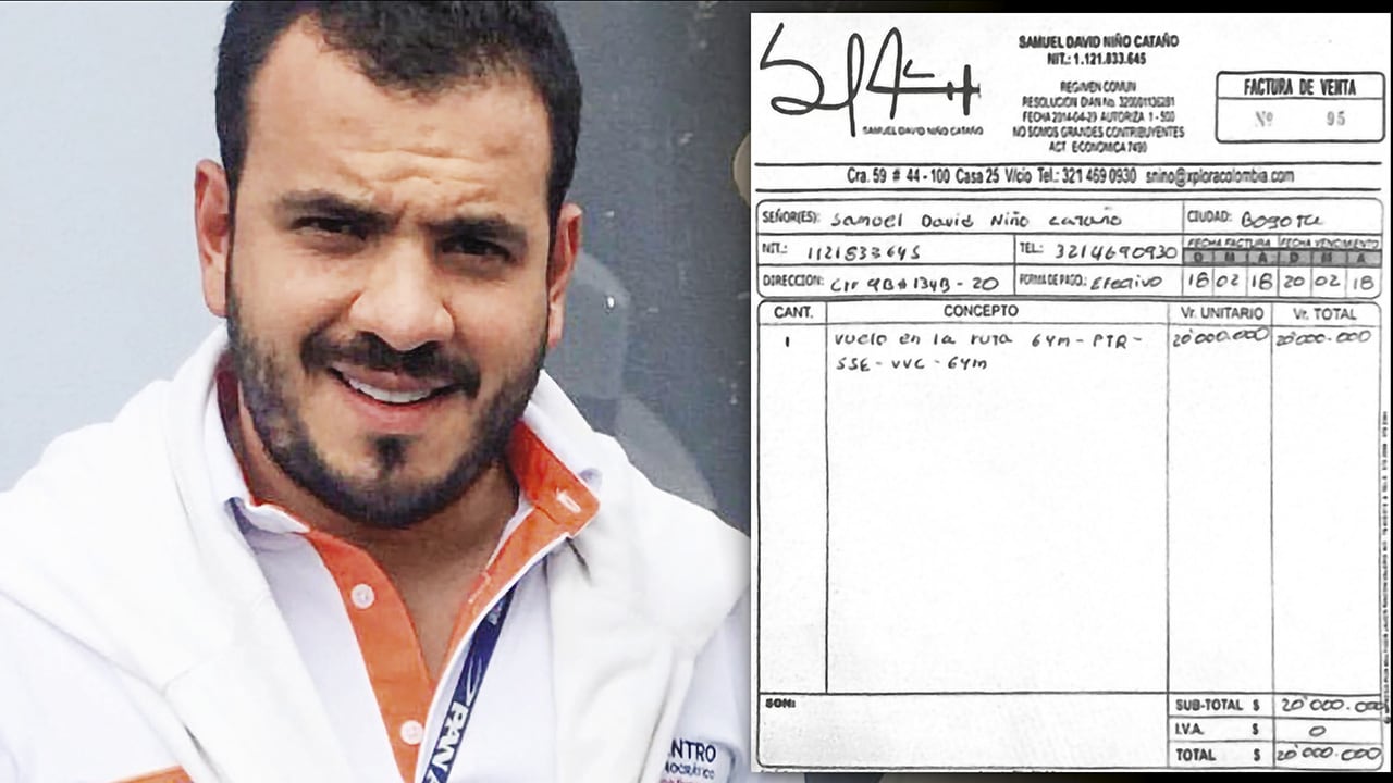 Samuel David Niño fue el piloto de un vuelo que tomó el expresidente Uribe en campaña en los Llanos Orientales. El hecho fue reportado legalmente en las cuentas que se entregaron al CNE.