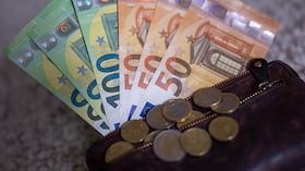Billetes euros.