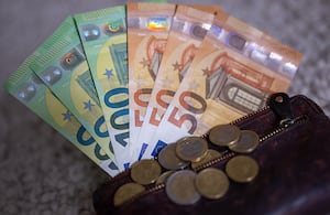 Billetes euros.