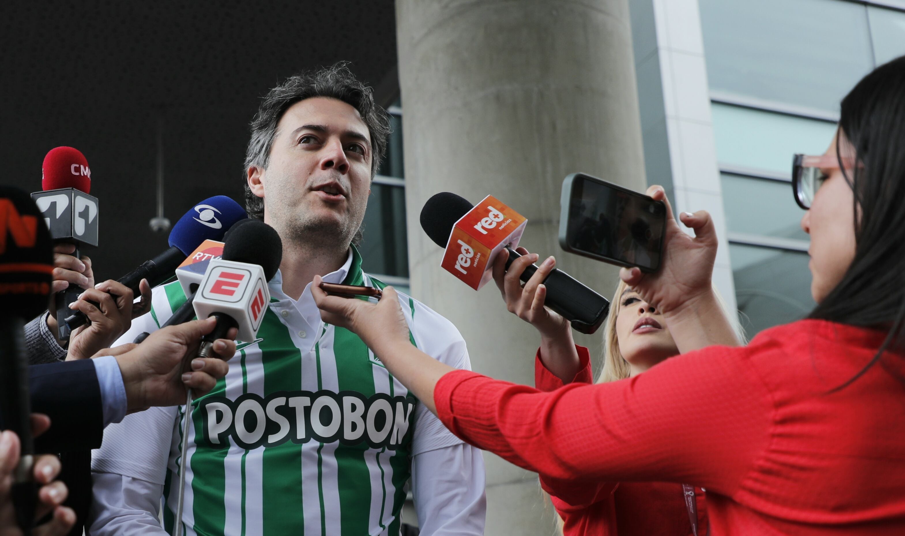 Daniel Quintero. Rueda de Prensa.
Bogotá Abril 19 de 2023.
Foto: Guillermo Torres-Revista Semana.